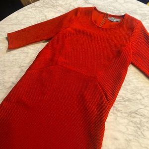 Cotelac Red Crepe Dress-- Never worn